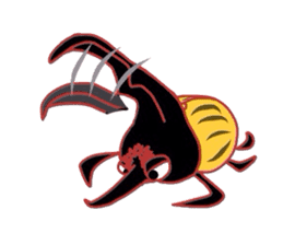 Hercules beetle (Only illustration ) sticker #1885108