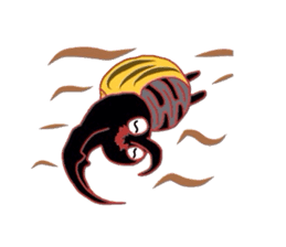 Hercules beetle (Only illustration ) sticker #1885119