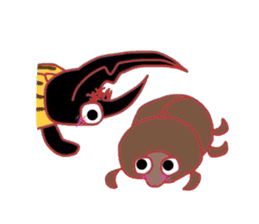 Hercules beetle (Only illustration ) sticker #1885124