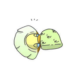 Kawaii Gyoza sticker #1885750