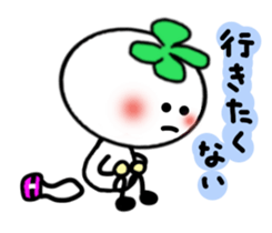 Four-leafed clover of happiness 2 sticker #1885859