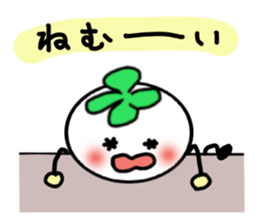 Four-leafed clover of happiness 2 sticker #1885866