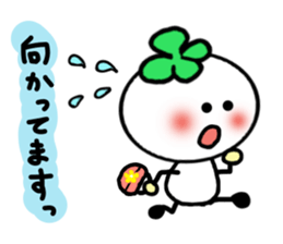 Four-leafed clover of happiness 2 sticker #1885875