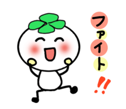 Four-leafed clover of happiness 2 sticker #1885884