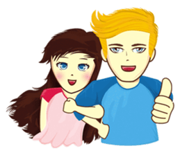 Sweet Couple sticker #1886258