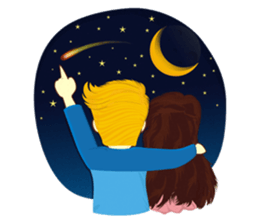 Sweet Couple sticker #1886269