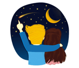 Sweet Couple sticker #1886269