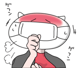 Neko is a senior clerk in the office. sticker #1886395