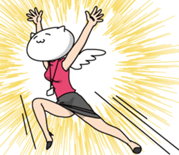 Neko is a senior clerk in the office. sticker #1886402