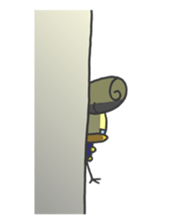 Kawaii hair style sticker #1886468