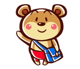 KUMA-MARU of a bear sticker #1887213