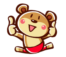 KUMA-MARU of a bear sticker #1887214
