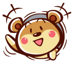 KUMA-MARU of a bear sticker #1887216