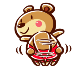 KUMA-MARU of a bear sticker #1887217