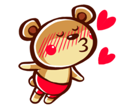 KUMA-MARU of a bear sticker #1887222
