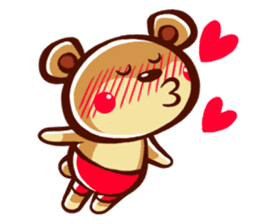 KUMA-MARU of a bear sticker #1887222