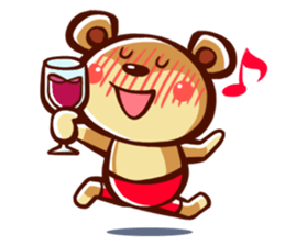 KUMA-MARU of a bear sticker #1887223