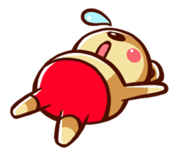 KUMA-MARU of a bear sticker #1887224