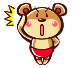 KUMA-MARU of a bear sticker #1887225