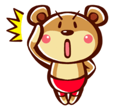 KUMA-MARU of a bear sticker #1887225