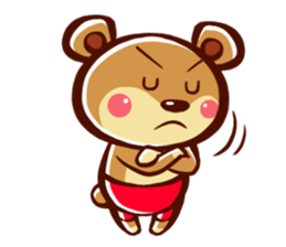 KUMA-MARU of a bear sticker #1887226