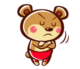 KUMA-MARU of a bear sticker #1887226