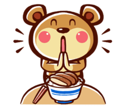 KUMA-MARU of a bear sticker #1887227