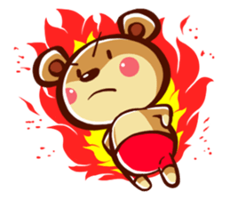 KUMA-MARU of a bear sticker #1887230