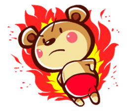 KUMA-MARU of a bear sticker #1887230