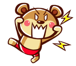 KUMA-MARU of a bear sticker #1887231