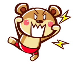 KUMA-MARU of a bear sticker #1887231