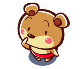 KUMA-MARU of a bear sticker #1887233