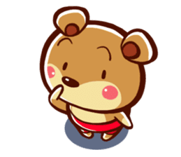KUMA-MARU of a bear sticker #1887233