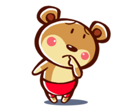 KUMA-MARU of a bear sticker #1887234