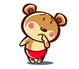 KUMA-MARU of a bear sticker #1887234