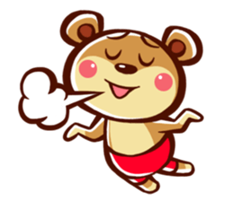 KUMA-MARU of a bear sticker #1887238