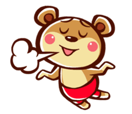 KUMA-MARU of a bear sticker #1887238