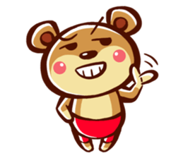 KUMA-MARU of a bear sticker #1887240
