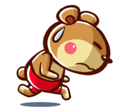 KUMA-MARU of a bear sticker #1887241