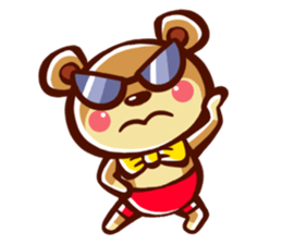 KUMA-MARU of a bear sticker #1887244