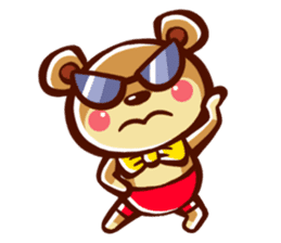 KUMA-MARU of a bear sticker #1887244