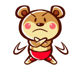 KUMA-MARU of a bear sticker #1887249