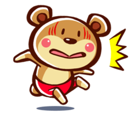 KUMA-MARU of a bear sticker #1887250