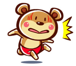 KUMA-MARU of a bear sticker #1887250