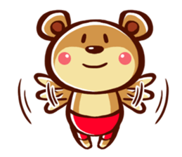 KUMA-MARU of a bear sticker #1887252