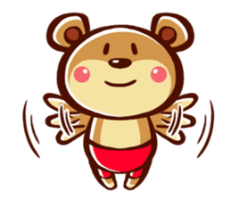 KUMA-MARU of a bear sticker #1887252