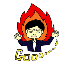mamoru and marimo sticker #1887670