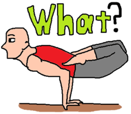 Yo-ga man sticker #1888393