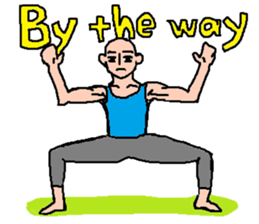 Yo-ga man sticker #1888412