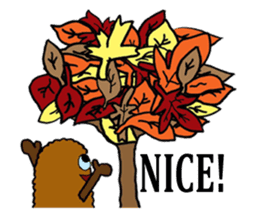 Sunday's Autumn Version sticker #1889295
